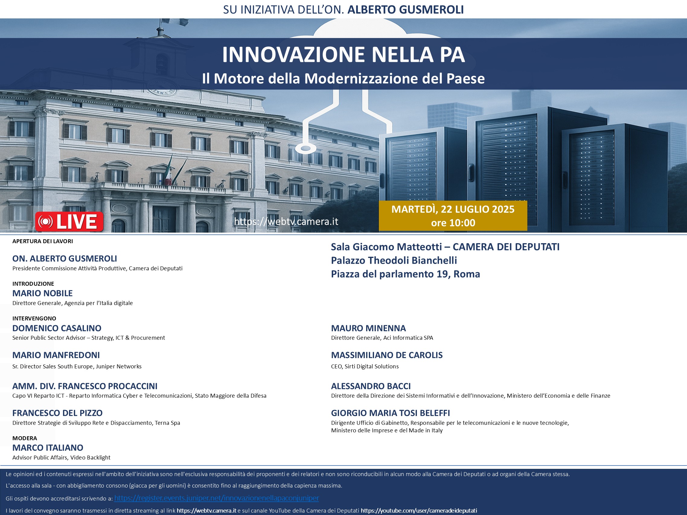INNOVAZIONE NELLA PA - Il Motore della Modernizzazione del Paese